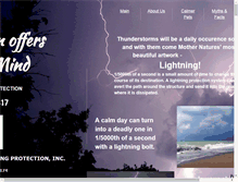 Tablet Screenshot of favalelightningprotection.com